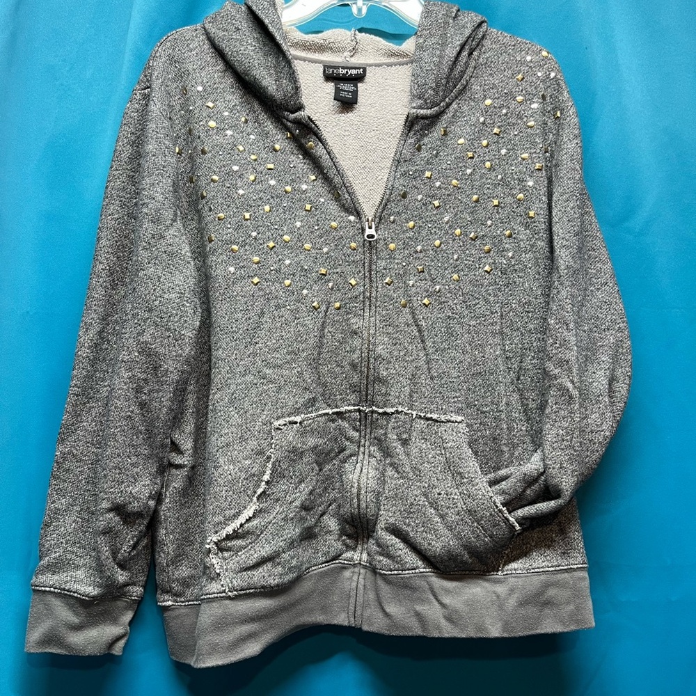 Lane Bryant full zip sweater